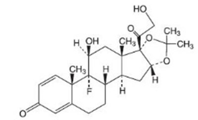 Chemical Structure (Triamcinolone Acetonide 01)