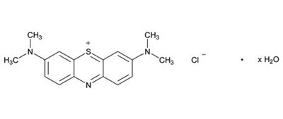 Structural Formula - meth blue structure