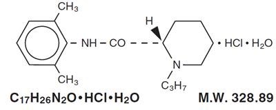 Ropivacaine Hydrochloride Chemical Structure (Rop07 0000 03)