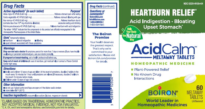 Acidcalm Tablet - Images NDC 0220-9105