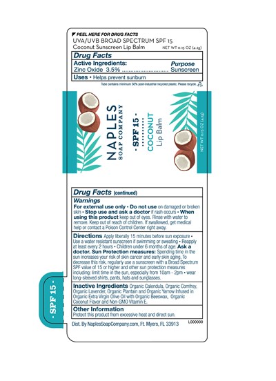 Spf 15 Coconut Lip Balm Label (Eh Agl Coconut Spf15 121521 Cobrandtemplate Ol For Fda)