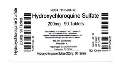 Bottle Label 200 mg (71610 0047 60)