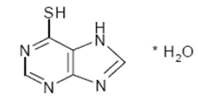 mercaptopurine-01.jpg Chemical Structure - mercaptopurine 01