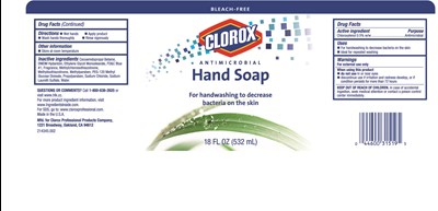 Clx Antimicrobial Hand Soap (214345.002 Ppd Cfb Projectsky Handsoap 6 Ol I01)