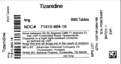 Label (71610 0864 16)