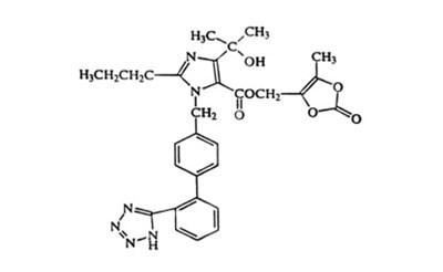 Olmesartan-structure (Olmesartan Structure)