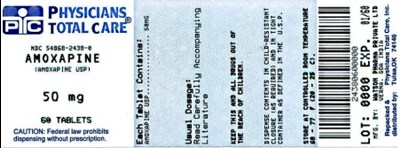 Image Of 50 mg Package Label (2438)