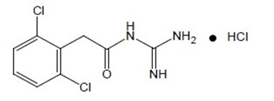 Chemical Stucture - guanfacine 01