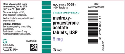 Principal Display Panel (5 mg Tablet Bottle Label)