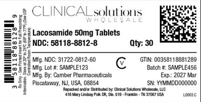 Lacosamide 50mg Tablets 30ct Blister Pack (Lacosamide Fig4)