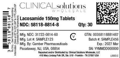 Lacosamide 150mg Tablets 30ct Blister Pack (Lacosamide Fig6)
