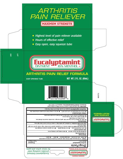 eucalyptamint-02.jpg PRINCIPAL DISPLAY PANEL - Carton Label - eucalyptamint 02