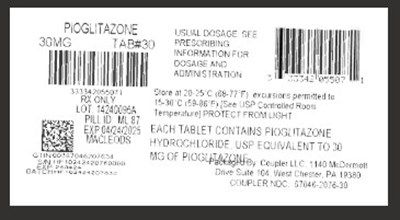 Label (Pioglitazone30mg)