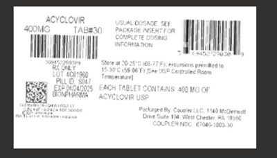Label (Acyclovir400mg)
