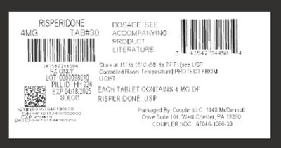 Label (Risperidone4mg)