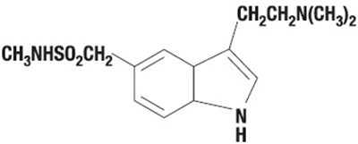 Sumatriptan Chemical Structure (Sumatriptan Nasalspray Spl Graphic 01)