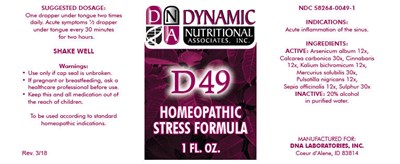 d-49-01.jpg PRINCIPAL DISPLAY PANEL - 1 FL. OZ. Bottle Label - d 49 01