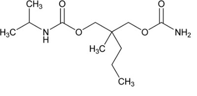 Structural Formula Of Carisoprodol (Structure)