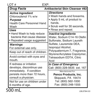 Label For 500 mL Bottle (Absc 82)