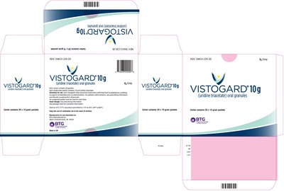vistogard-02.jpg PRINCIPAL DISPLAY PANEL - 10 g Packet Carton - vistogard 02