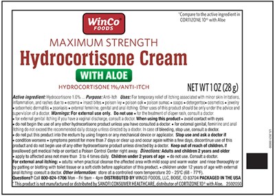 2502050_winco_1oz_hydrocortisone_tube.jpg (2502050 Winco 1oz Hydrocortisone Tube)