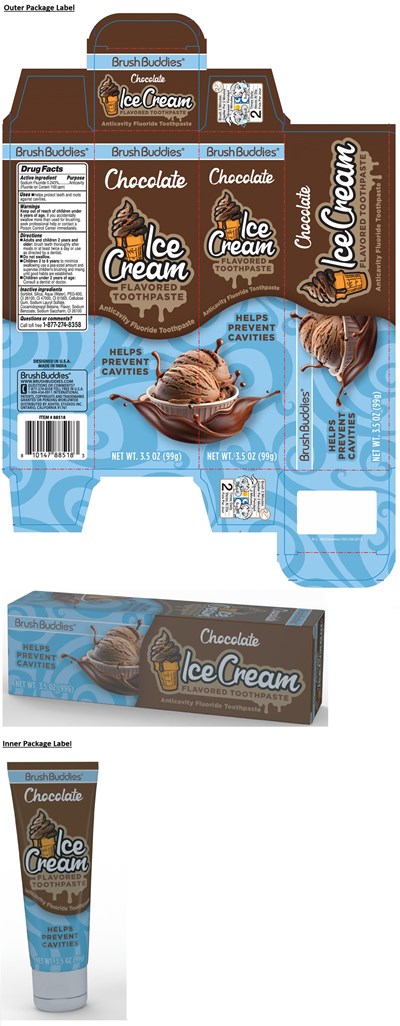 70108236-3.jpg Brush Buddies Chocolate Ice Cream - 70108236 3