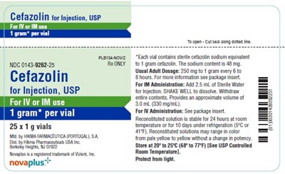 Cefazolin For Injection Usp   Novaplus 3