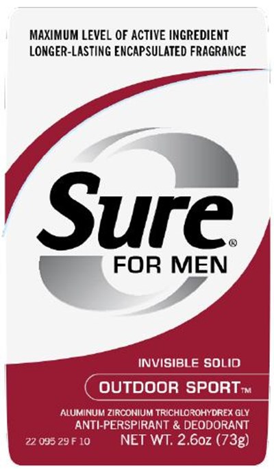 Principal Display Panel (Sure For Men Outdoor Sport)