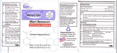Verucide Box Label (Blaine Verucide Main)