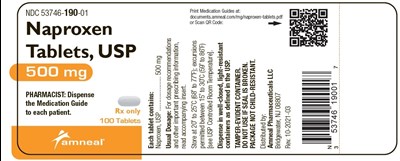 500 mg (Naproxen Tablets Usp 4)