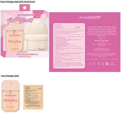 Hand Sanitizer Vanilla Honey Scent (87247453 5)