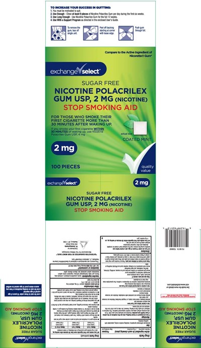 Nicotine Gum 2 mg And 4 mg Coated Mint 1
