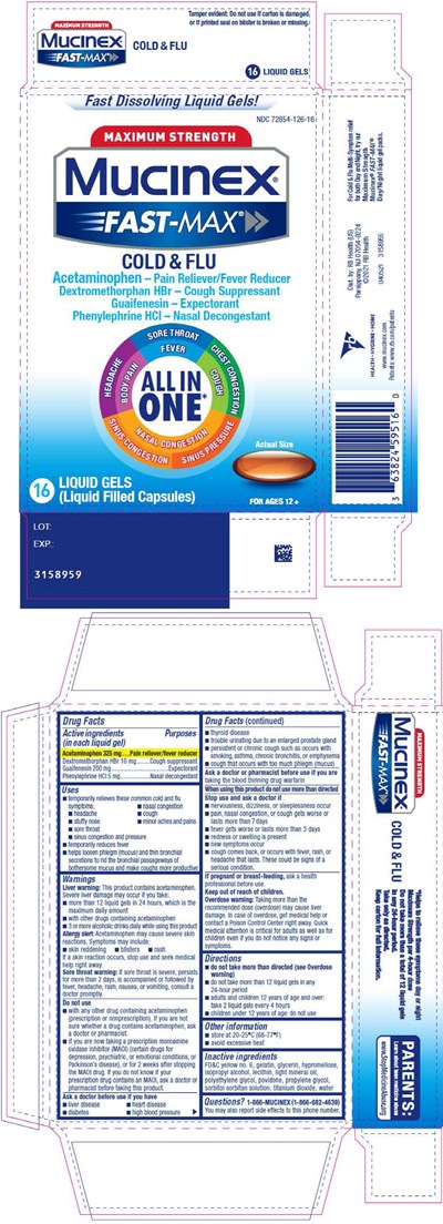 mucinex-01.jpg Principal Display Panel - 16 Capsule Blister Pack Carton - mucinex 01