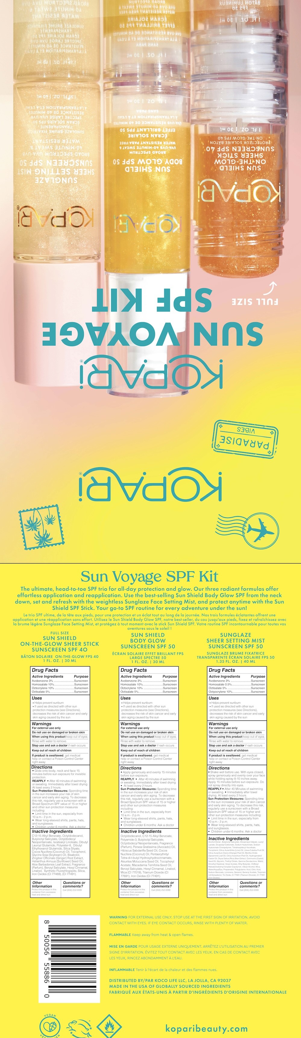 Sun Voyage Kit - Images NDC 84130-013