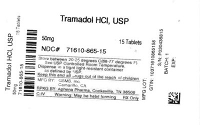 Label (71610 0865 15)