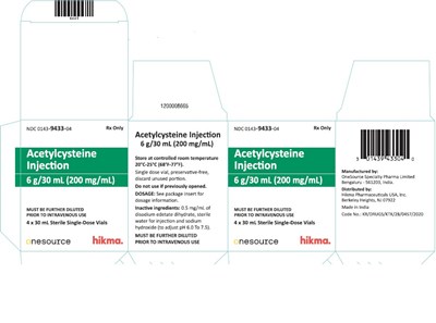 Carton Label (Acetylcysteine Injection 4)