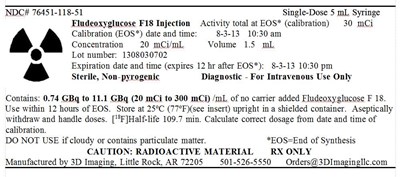 Outer Label 5 mL Syringe (Syringe5fdgouter)