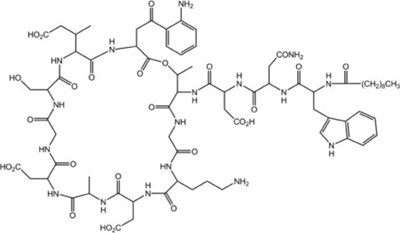 chemical structure - dapto structure