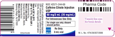 Caffeine Label