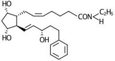Bimatoprost Chemical Structure (Image 01)