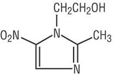 Structural Formula For Metronidazole (Image 1)