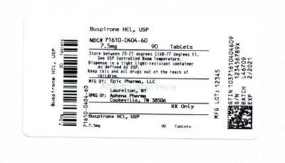 71610-0404-60.jpg Bottle Label 7.5 mg - 71610 0404 60