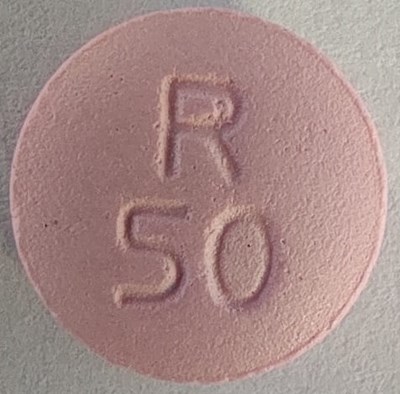 metoprolol tartrate tabs usp 50mg image