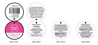 Image Of Bottle Hangtag (Label 8sk)