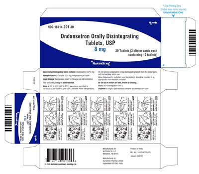 ondansetronod-fig2.jpg PACKAGE LABEL-PRINCIPAL DISPLAY PANEL - 8 mg Blister Carton (3 x 10 Unit-dose) - ondansetronod fig2