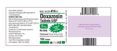 doxazosin-2mg-100.jpg 2 mg : 100 Tablets - doxazosin 2mg 100