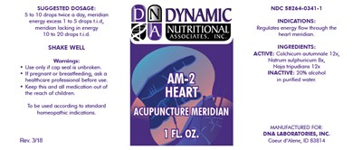 am2-01.jpg PRINCIPAL DISPLAY PANEL - 1 FL. OZ. Bottle Label - am2 01
