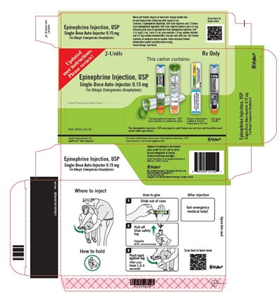 Epinephrine Injection 0.15 mg Carton Label (Image 21)