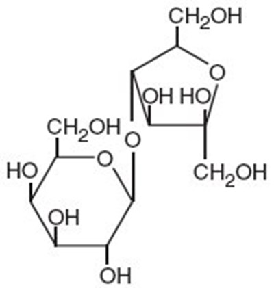 This Is An Image Of The Structural Formula Of Lactulose. (Lactulosesolution 1)