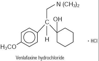 Venlafaxine-01.jpg Structure - Venlafaxine 01